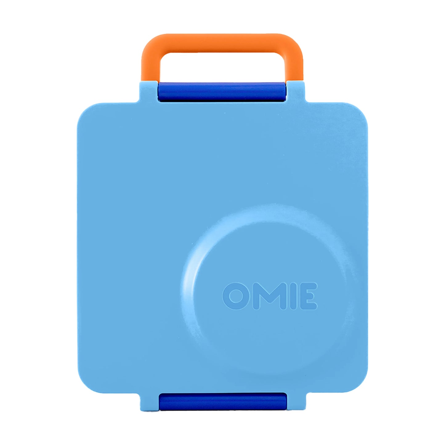 OmieBox Bento Box for Kids - Insulated Lunch Box with Leak Proof Thermos Food Jar - 3 Compartments, 2 Temperature Zones (Blue Sky)