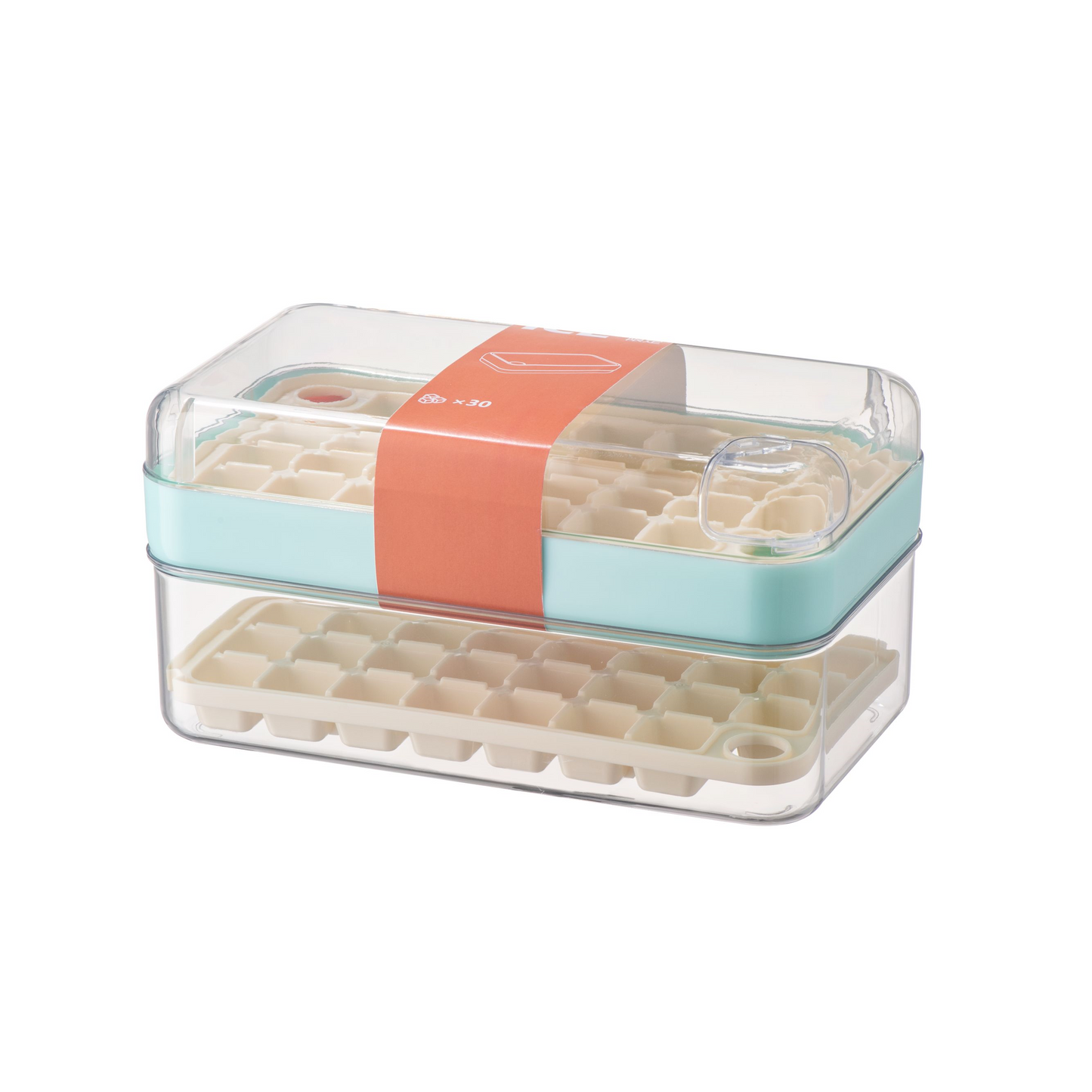 Non-Touch Ice Cube Maker with Storage Box and Ice Scoop