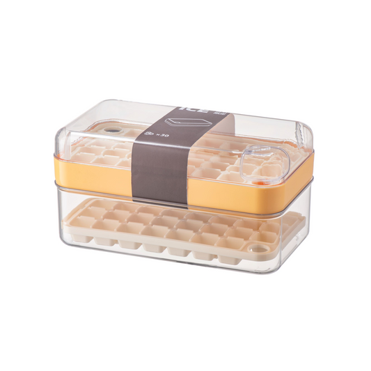 Non-Touch Ice Cube Maker with Storage Box and Ice Scoop