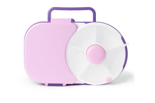 Gobe Kids Lunchbox with Snack Spinner - Grape Purple