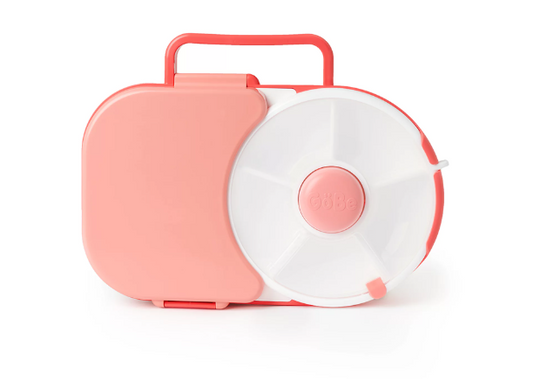 Gobe Kids Lunchbox with Snack Spinner - Watermelon Pink